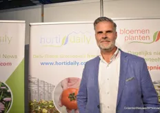 Erwin van Lier, also visited the fair. HBV coatings, supplier of horticultural paint for in and around the greenhouse.